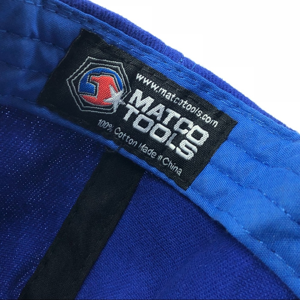 Matco Tools Racing Hook Loop Hat Cap Vintage Black - image 4